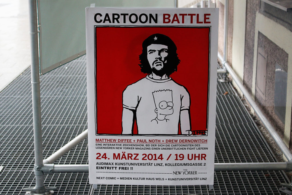Cartoon Battle Poster at NEXTCOMIC Festival